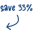 Save 33%